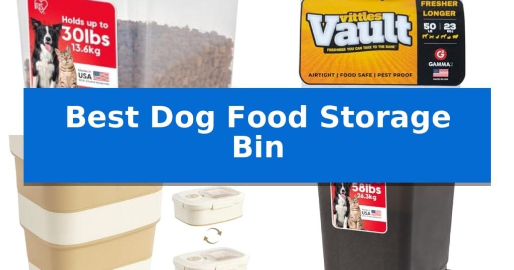 Best Dog Food Storage Bin